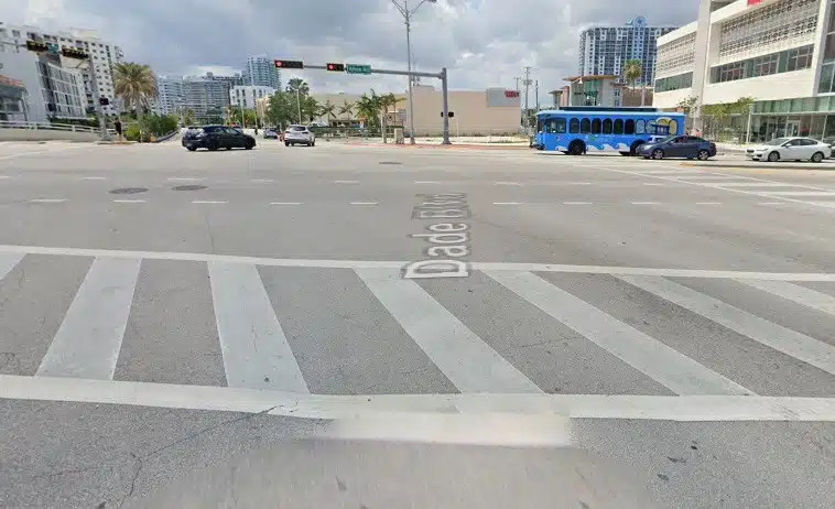 Photo of a crosswalk