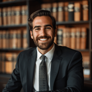 Smiling lawyer