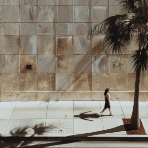 Woman walking