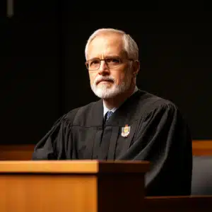 A photo of a judge.