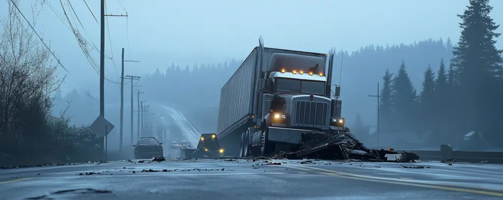 A truck accident in Portland