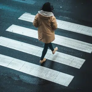 Pedestrian walking