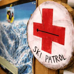 Ski patrol symbol