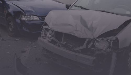 Two Cars Involved in an Accident